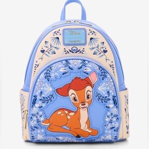 Loungefly Disney Bambi Floral Mini Backpack NWT